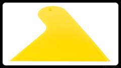 Пластиковая угловая выгонка желтого цвета