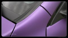 Матовая пленка для оклейки авто фиолетового цвета