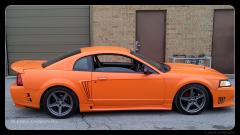 Матовая пленка оранжевого цвета для оклейки автомобиля
